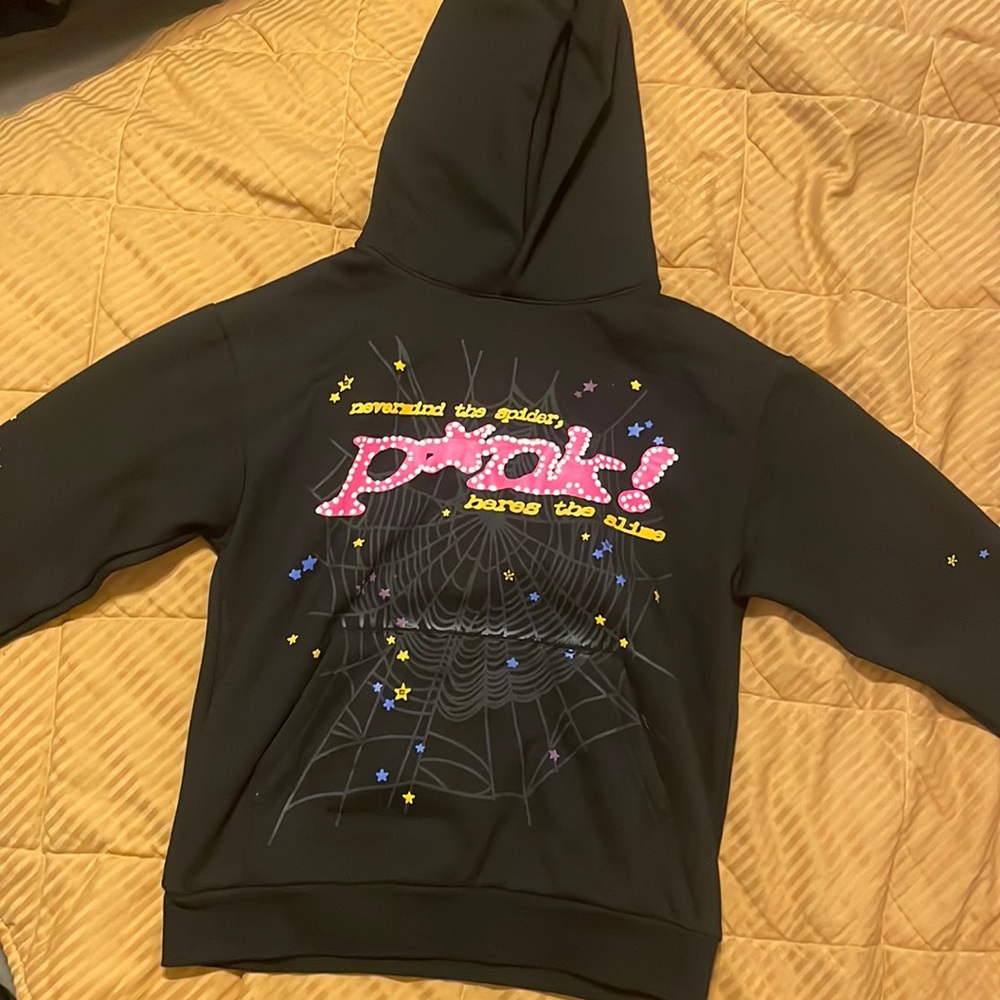 Sp5der Pink Hoodie
